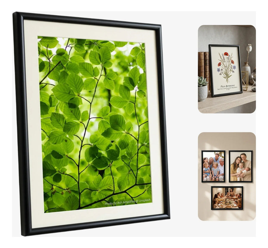Marco De Foto Atma Home 20x25 Con Soporte Para Colgar
