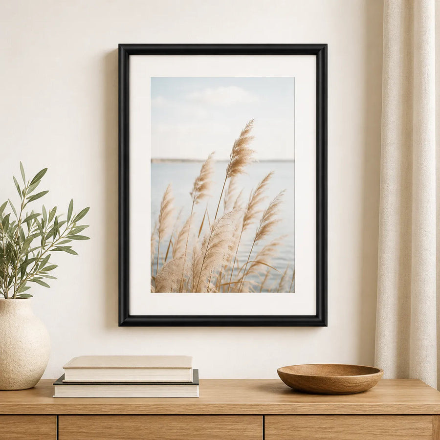 Marco Foto De Madera Con Acrílico 40x60 Paspartu 30x40